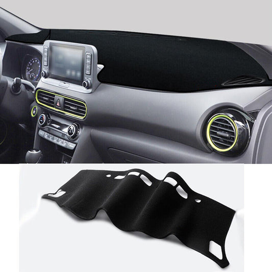 for Hyundai Kona 2018-2023 black Inner Dashboard Dash Mat DashMat Sun Cover Pad