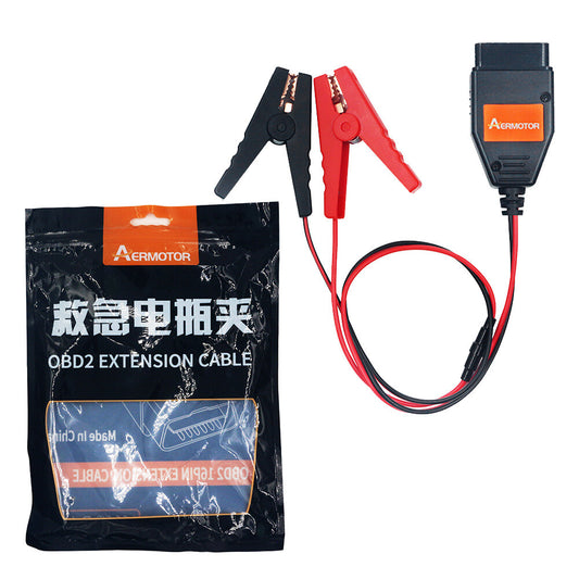 Auto OBDII for Smart Power Battery Charging Clip Tool For Car Jump Starter Universal