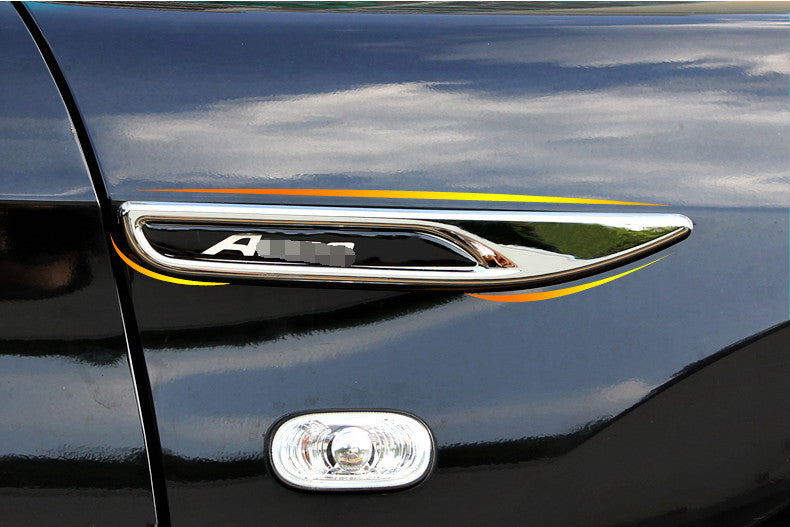 for Honda Accord 9th 2014-17 ABS Chrome Air Flow Vent Side Door Sticker Trim 2X
