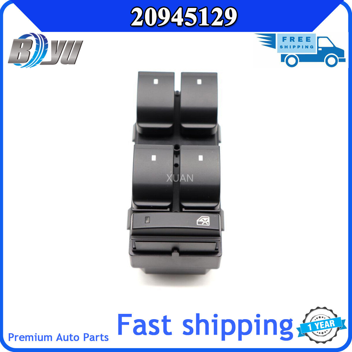 Suitable for GimCi for Sierra for Yukon and Traverse HHR 1x power window master lift switch - v