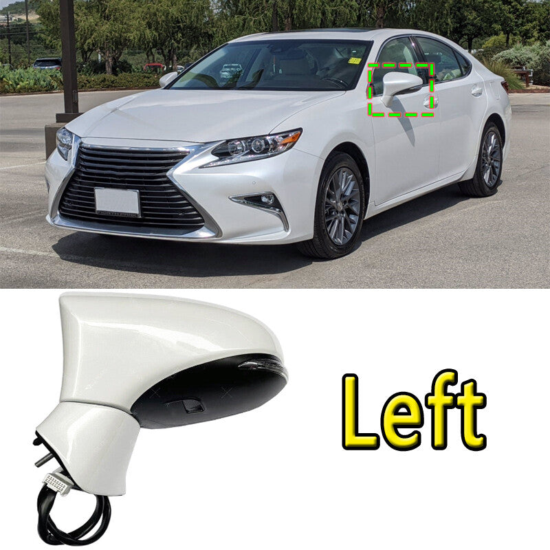 Suitable for 2013-2018 for Lexus ES350, left-side view power door mirror with heated and illuminated side mirror.