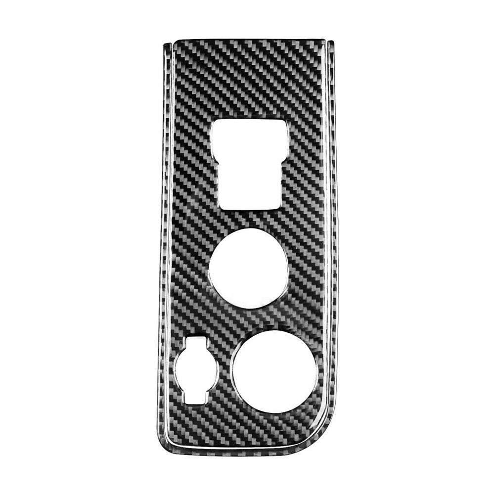 4Pcs Carbon Fiber Door Handle Decorative Cover Trim for Chrysler 300 2005-2007 v