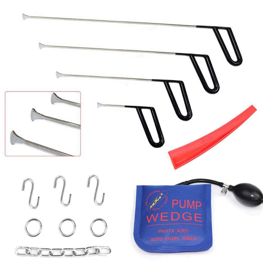 PDR-Set of Flat Head Dent Removal Rods, Paintless Dent Removal Tools v