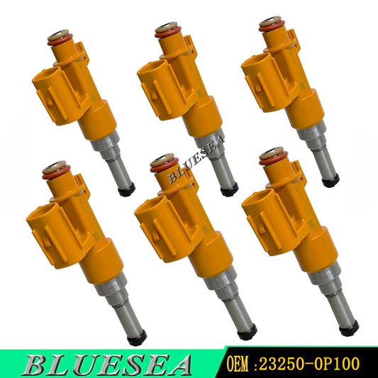 23250-0P100 6pcs fuel injector for Toyota for Avalon for Camry for Sienna Tacoma for Lexus ES350