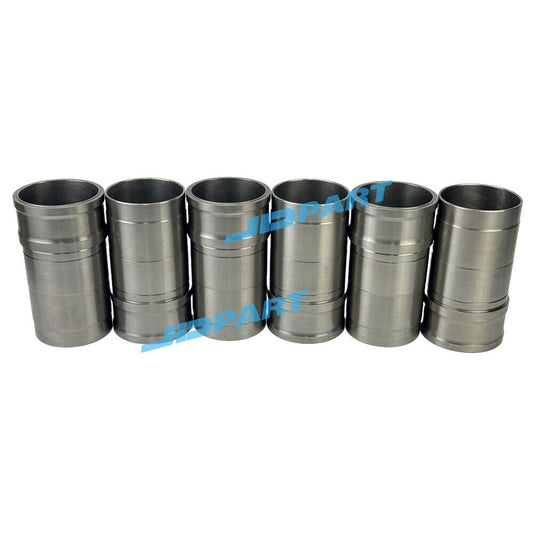 Suitable for 6-piece 6L 8.3 cylinder liners 5478894 excavator engine parts -