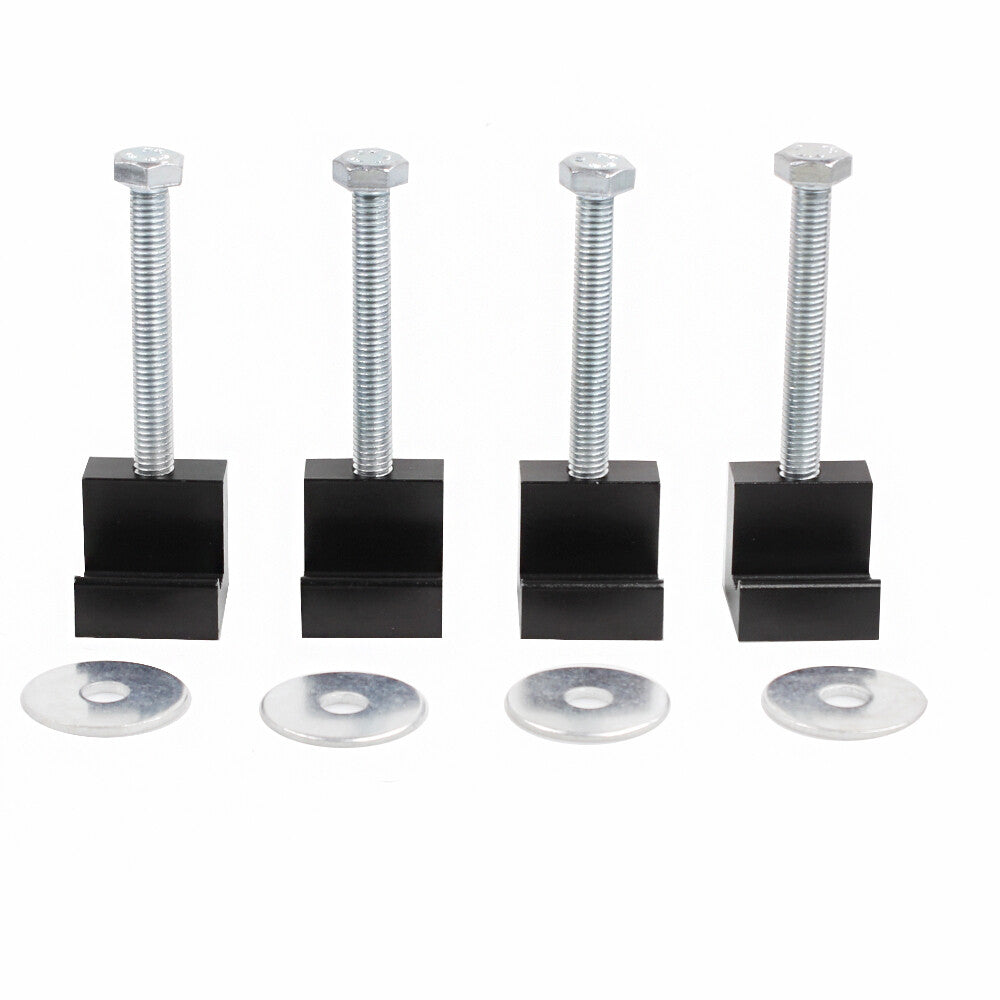 Aluminum Mounting Kit Parts Clamps for Pickup Truck Tool Box Tie Down 8PCS