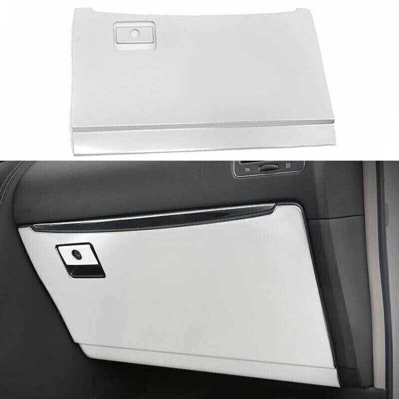 Chrome Steel for Co -Pilot Storage Box Anti-kick Panel Trim for Nissan Armada 17-2020
