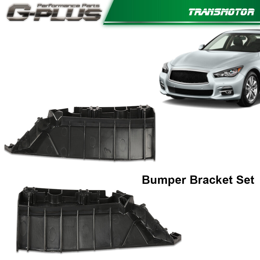 Suitable for 2014 - 2022 for Infiniti Q50 Hardener Left and Right 1 Pair Front Bumper Bracket - v
