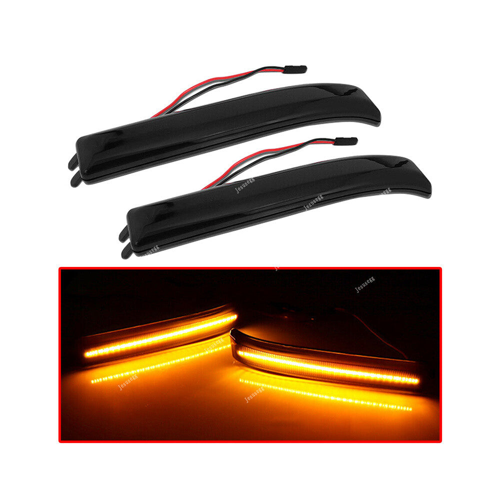Pair Left + Right Turn Signal Marker Reflector Lights Fit for Ford F150 2009-14 Q