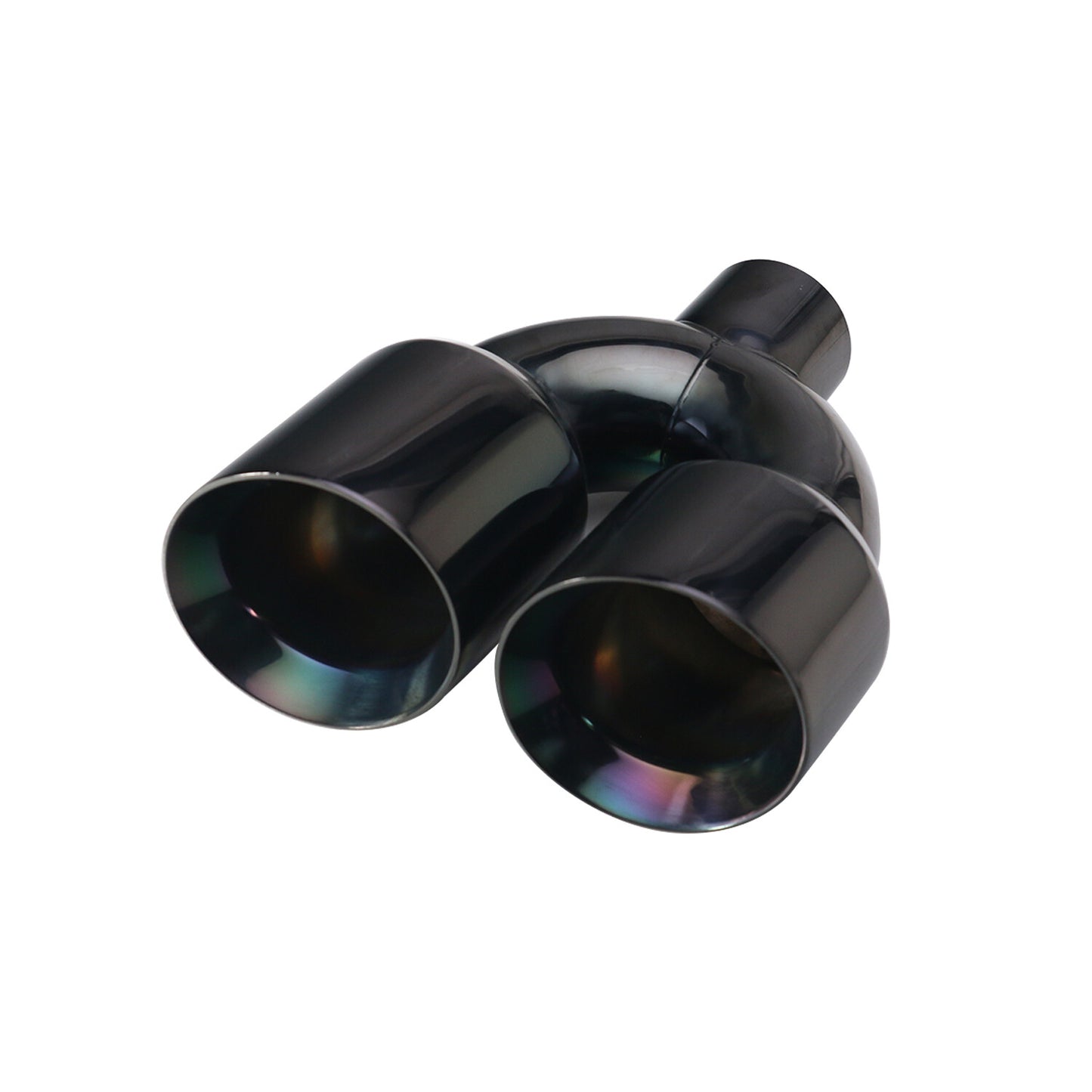 Dual 4.0 Quad Style Gloss Black Exhaust Tips Fits for Dodge for Challenger 2008-2023