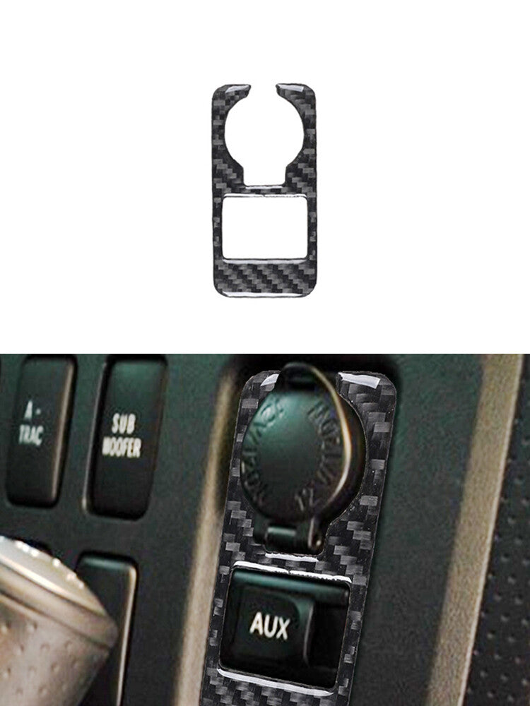 4Pcs for Subaru Forester 2013-2018 Carbon Fiber Interior Door Handle Bowl Cover v