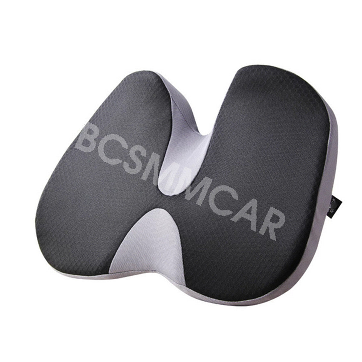 Office Chair Cushion Memory Foam Car for Seat Booster Computer Desk Lumbar Pad Gray Q