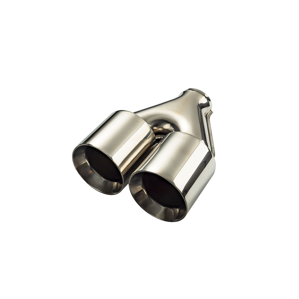 2.5 ID 4 OD Universal Dual Exhaust Tips Double Wall Exhaust Tips
