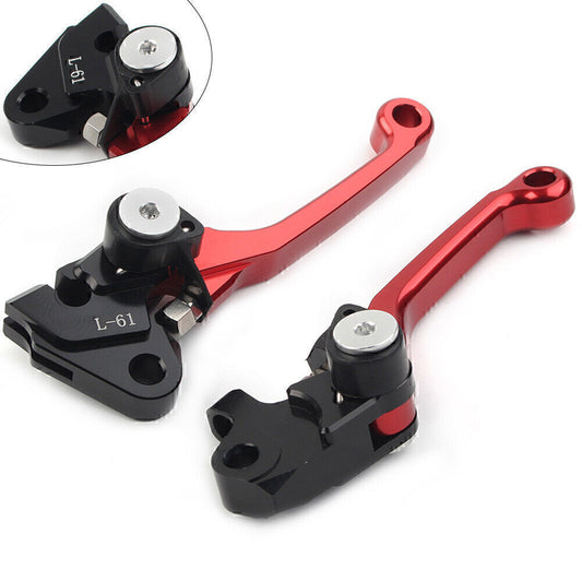 Pivot Brake Clutch Levers Fit for KAWASAKI KX250F/450F KX 250F KX 450F KX250 RED Q