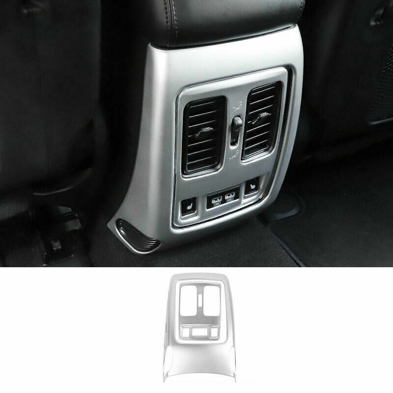 for Jeep Grand Cherokee 2011-2021 Silver Rear Air Outlet Vent Panel Cover Trim