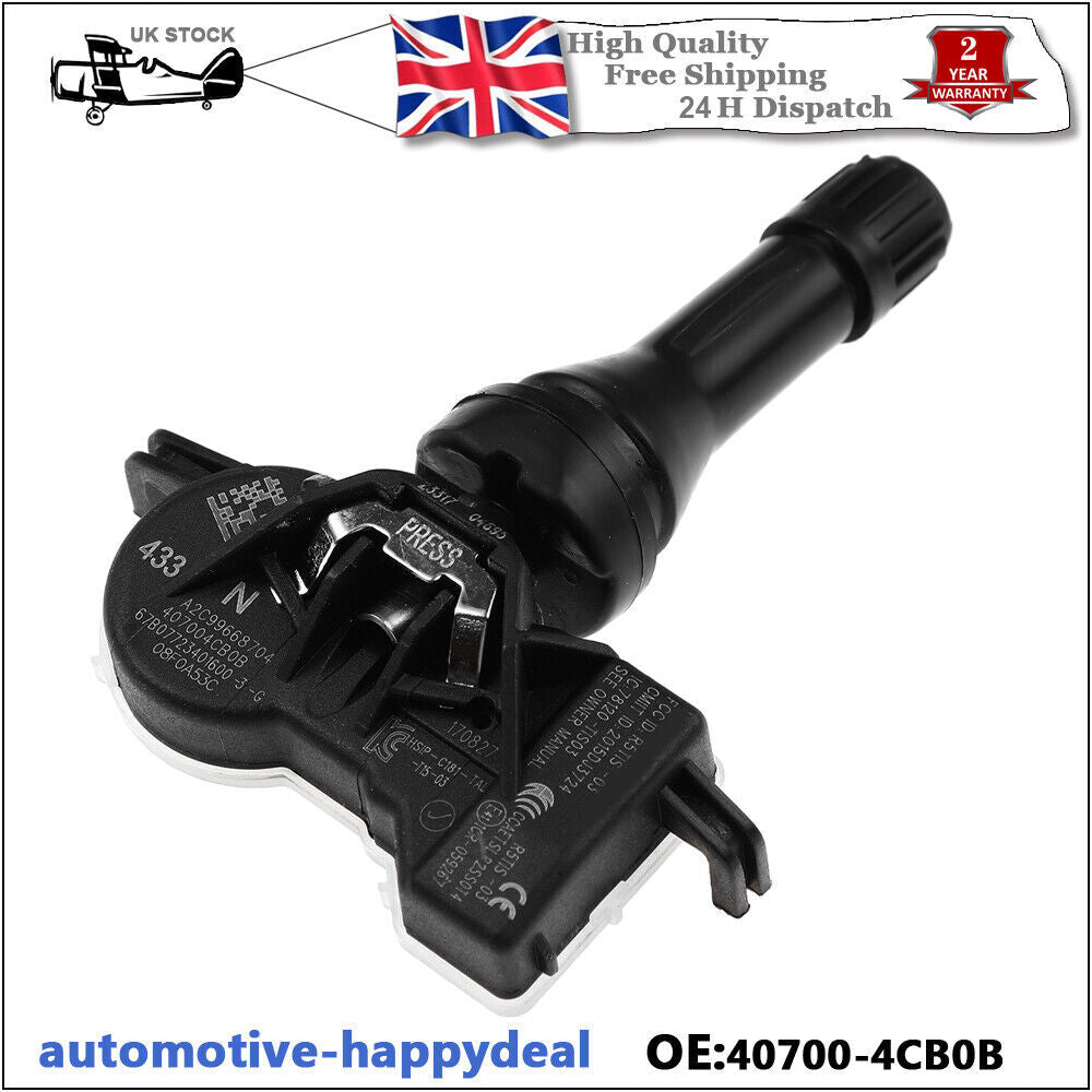 TPMS TYRE PRESSURE SENSOR for NISSAN QASHQAI II J11 X-TRAIL T32 NV200 MICRA