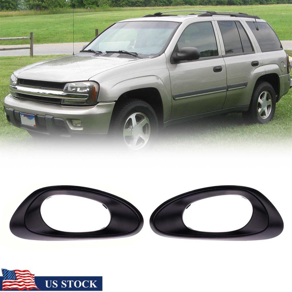 2x Car Front Interior Door Handle Bezel Trim Set For Chevy Trailblazer 15214502 Q
