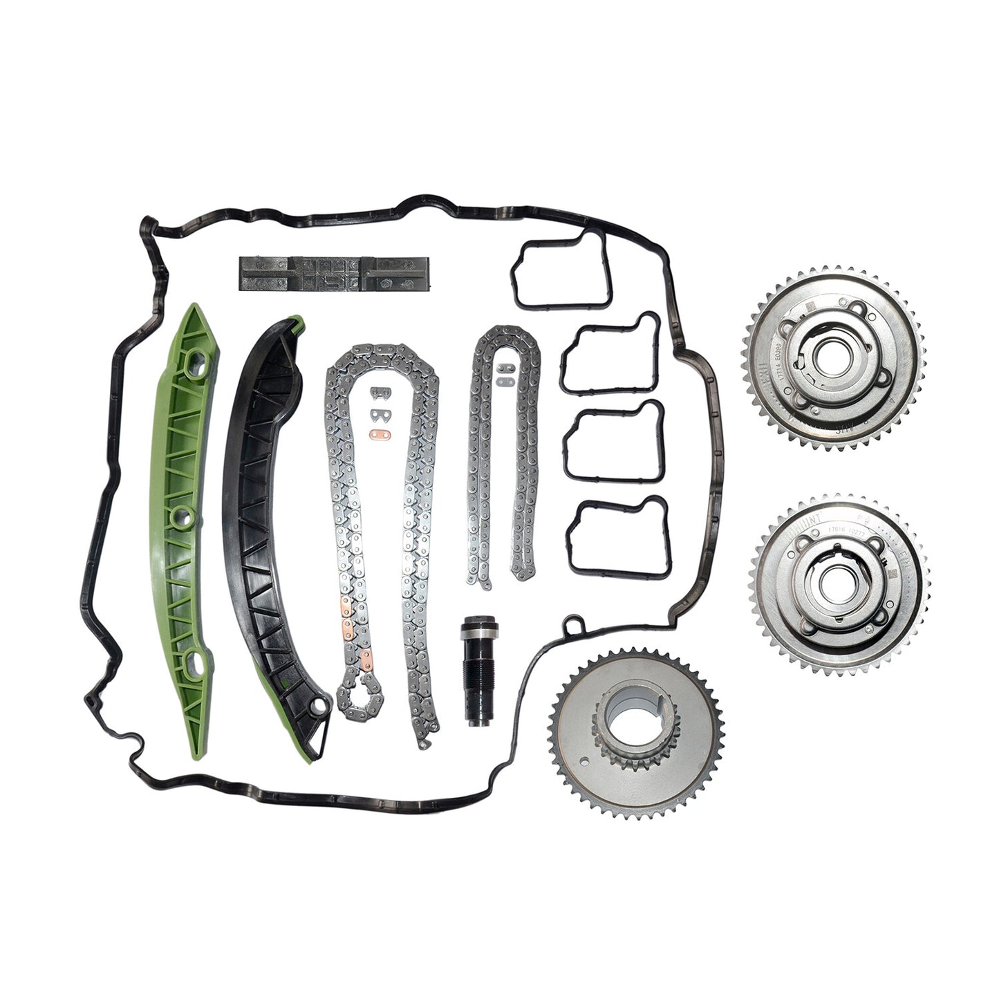Camshaft Adjuster Gears Timing Chain Kit 2710501400 for Mercedes C200 SLK200