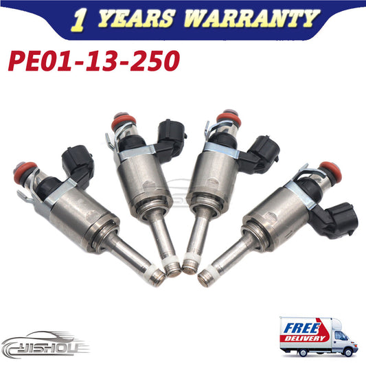 4P Fuel Injector PE01-13-250B PE01-13-250C for Mazda 3 CX-3 CX-5 MX-5 Miata 2.0L