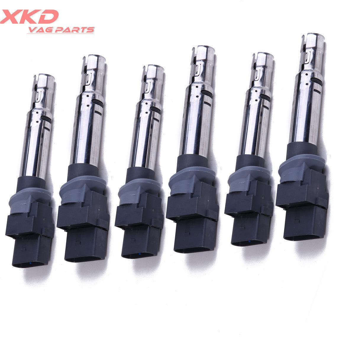 6Pcs Ignition Coils Set for AUDI A3 TT for VW for Golf R32 Touareg Eos T5 3.2L