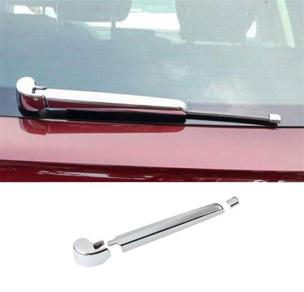 3X ABS Chrome Rear Window Rain Snow Wiper Molding Trim Fit for Audi Q5 2018-2024