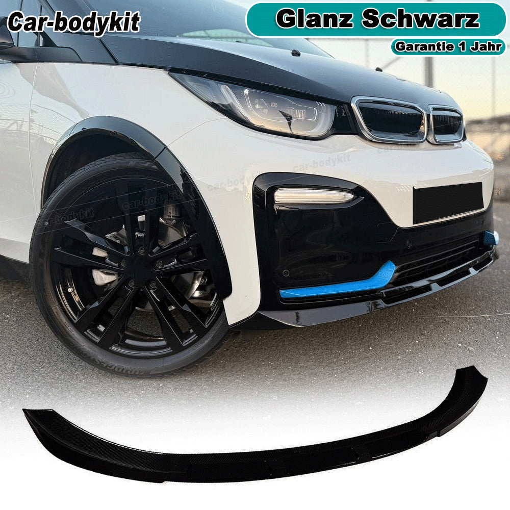 Fit for BMW i3 I3 Hatchback 2018-2020 Gloss Black Front Bumper Spoiler Chin Lip