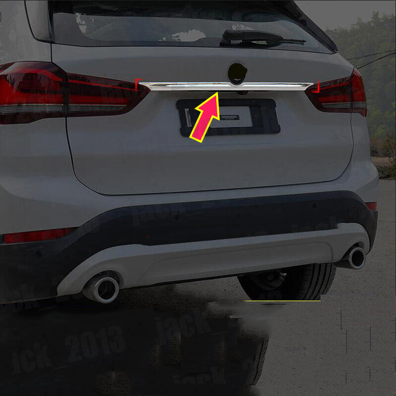 steel Moulding Tail Trunk Lid Cover Trim for BMW F48 X1 2016-2022 Accessories