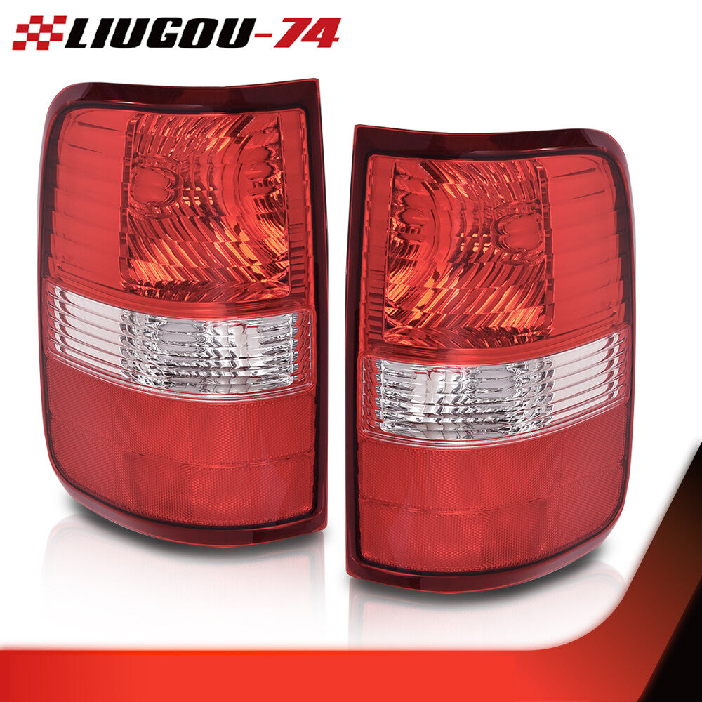 Pair of Tail Lights Fits 2004 - 2008 for Driver and Passenger Side 2 Piece Set - v