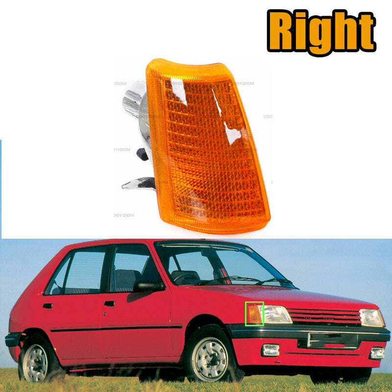 Front Corner lamp Side Marker Parking Lamps Right for Peugeot 205 1983-1994