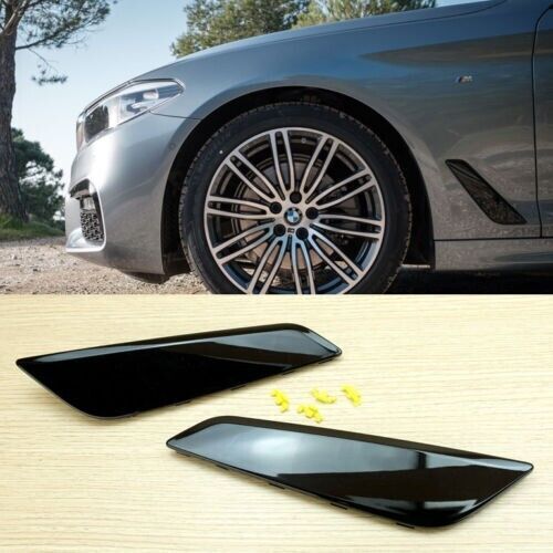 Black trim side fender grille cover vent replacement part 17-22 suitable for BMW G30 G31 G38