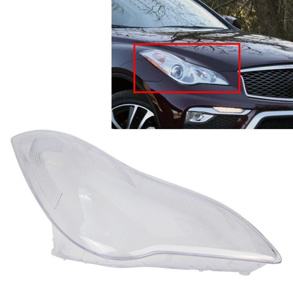 1pc Headlight Lens Cover Headlamp Shell Fit for Infiniti QX50 EX35 EX37