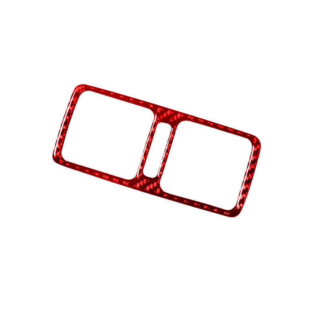 Red Carbon Fiber Rear Center Air Vent Cover Trim for Lexus RX300 1998-2003