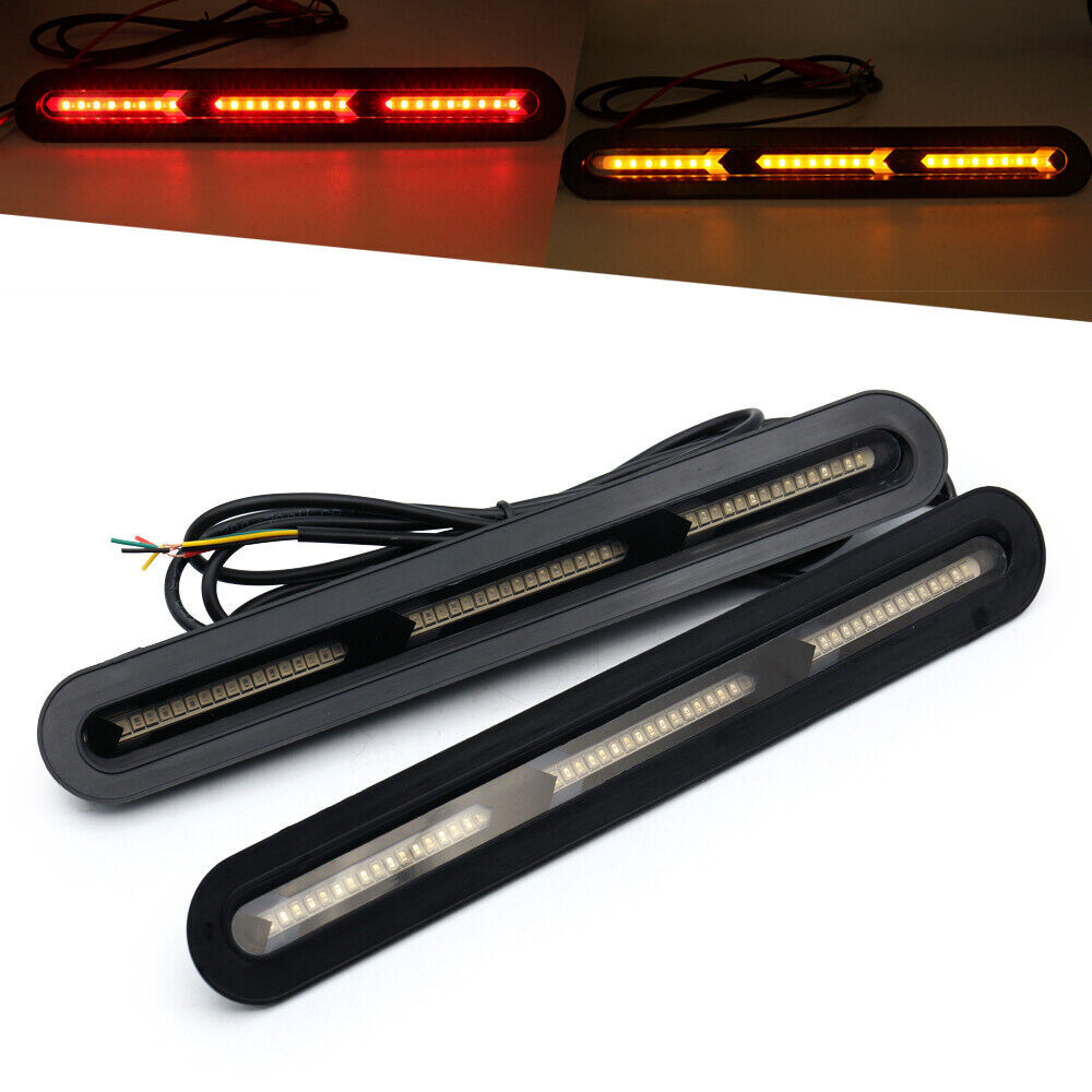 Automatic rear window LED light bar, brake, turn signal, taillight bar 12V