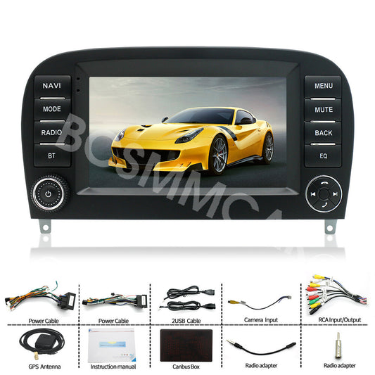 Car Radio Stereo GPS Wifi 4+32G Fit For 2005-2012 for Mercedes Benz SL350 R230