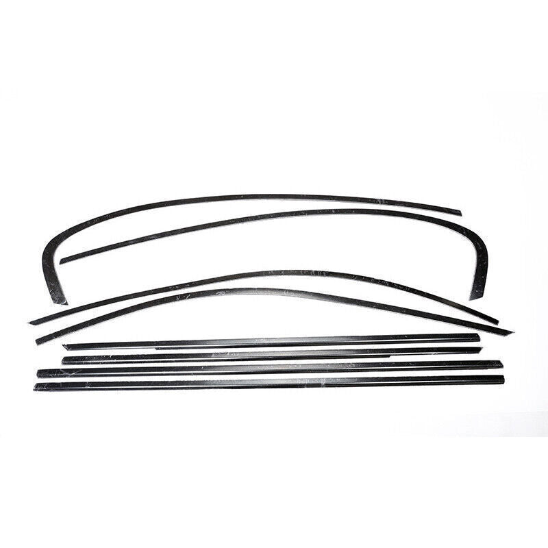 Black Steel For 5 G30 Window Molding Frame Strips 18-22Trim Cover B n