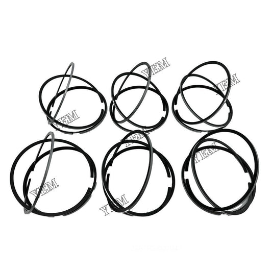 6cyl 6D24 Cylinder Piston Ring for Mitsubishi Engine Rebuild Kit Aftermarket Par