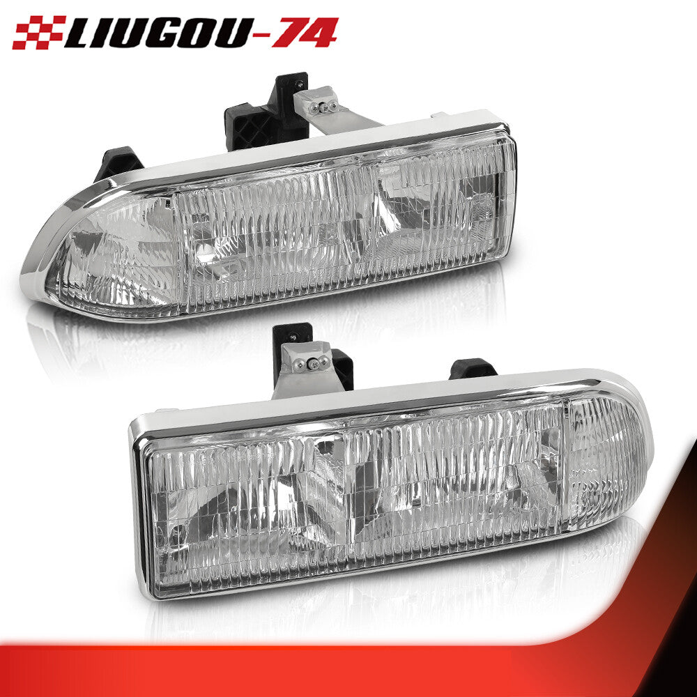 Suitable for 98-05 for Blazer headlight headlight assembly kit 98-04 S10 left and right - v