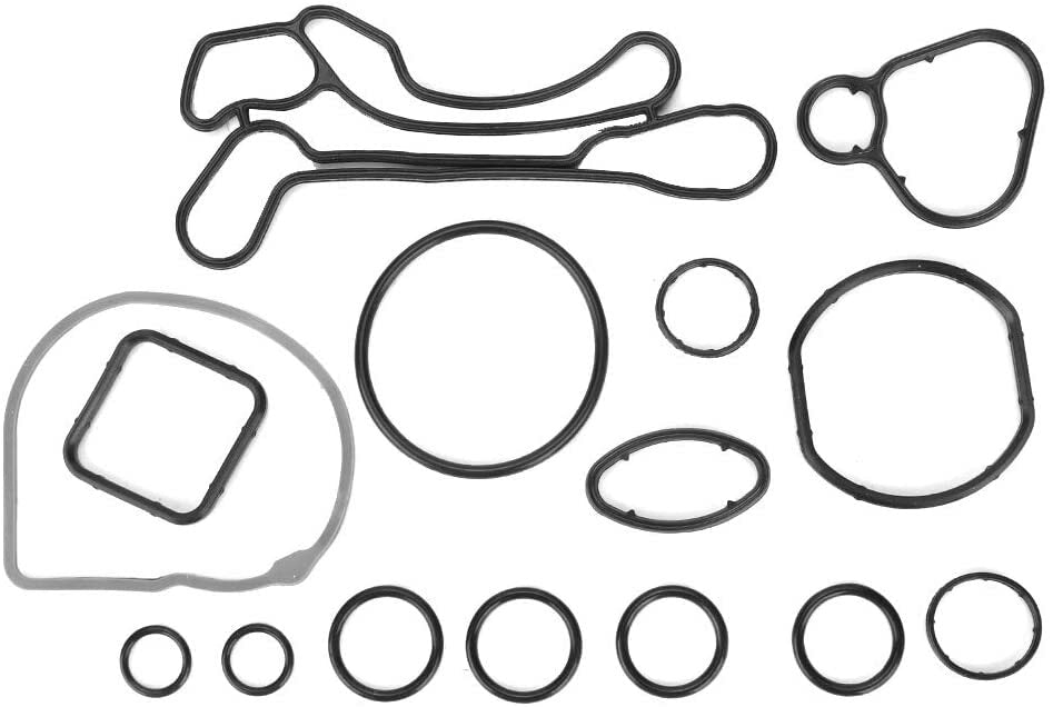 15pcs 55354071 Engine Oil Cooler Gasket Seal for Chevrolet for Cruze Sonic - Full