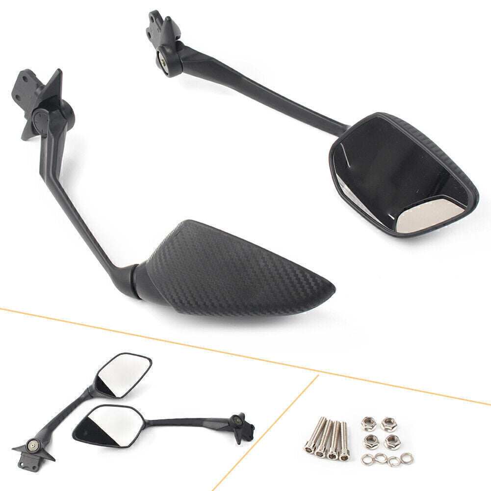 Rearview Mirrors Side Rear View Mirror Fit for Yamaha TMAX 530 2012-2014 Black Pair