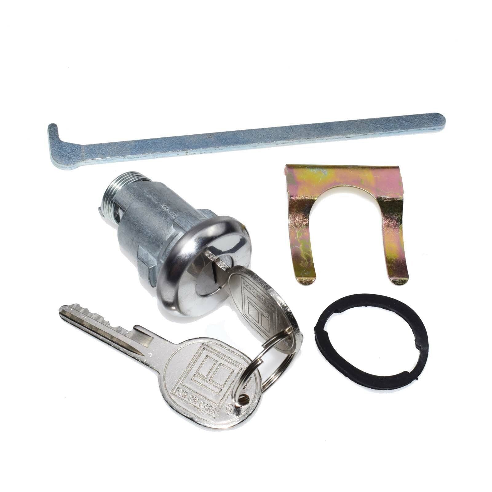Suitable for for Corvette Impala for Pontiac Car Trunk Lock Ribbed Cap Pear Head Key Set - v