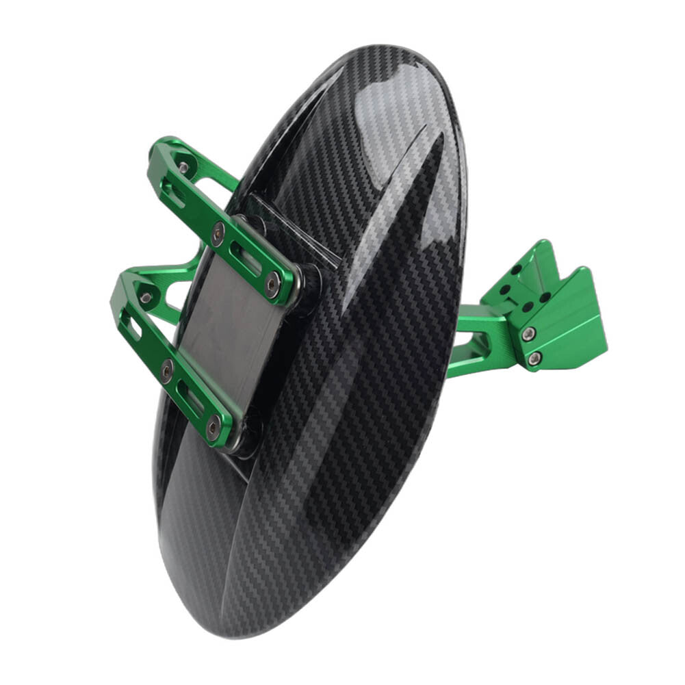 Carbon Fiber Rear Splash Mudguard w/Bracket for KAWASAKI Z1000/SX 2014-2020 16 Q