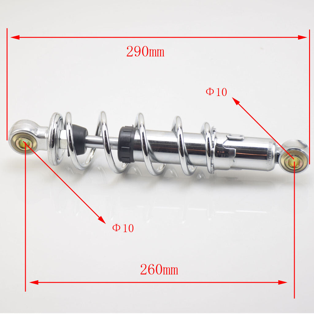 260mm Motorcycle Rear Shock Absorber Suspension Monkey Pit Bike ATV Quad Scooter