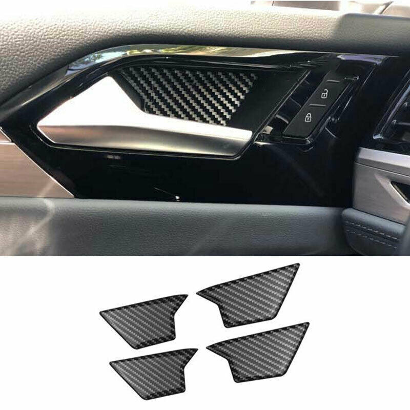 for Volkswagen for Jetta Mk7 2019-2022 Real Carbon Fiber Inner Door Bowl Cover Trim
