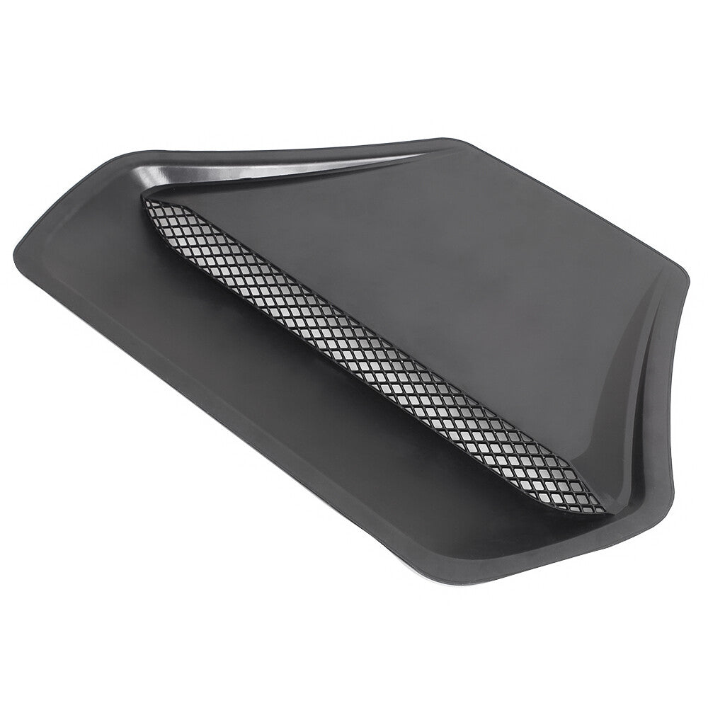 Black JDM Universal Car Decorative Air Flow Intake Hood Scoop Vent Bonnet Cover Q