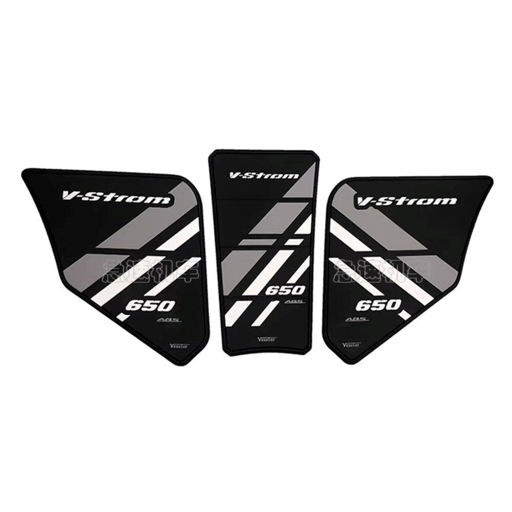 for Suzuki V-STROM Vstrom DL 650XT Side Fuel Tank Stickers Waterproof Pad Rubber
