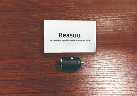 Reasuu USB C Car Charger Adapter Cigarette Lighter USB Charger Fast Charging