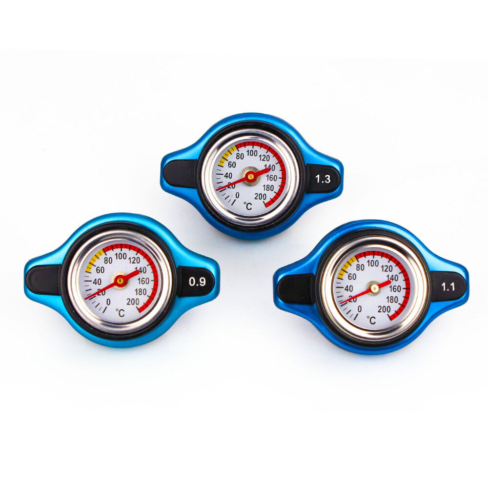 1.3 bar Water Temp Gauge Racing Thermometer Radiator Cap Cover Cover Q