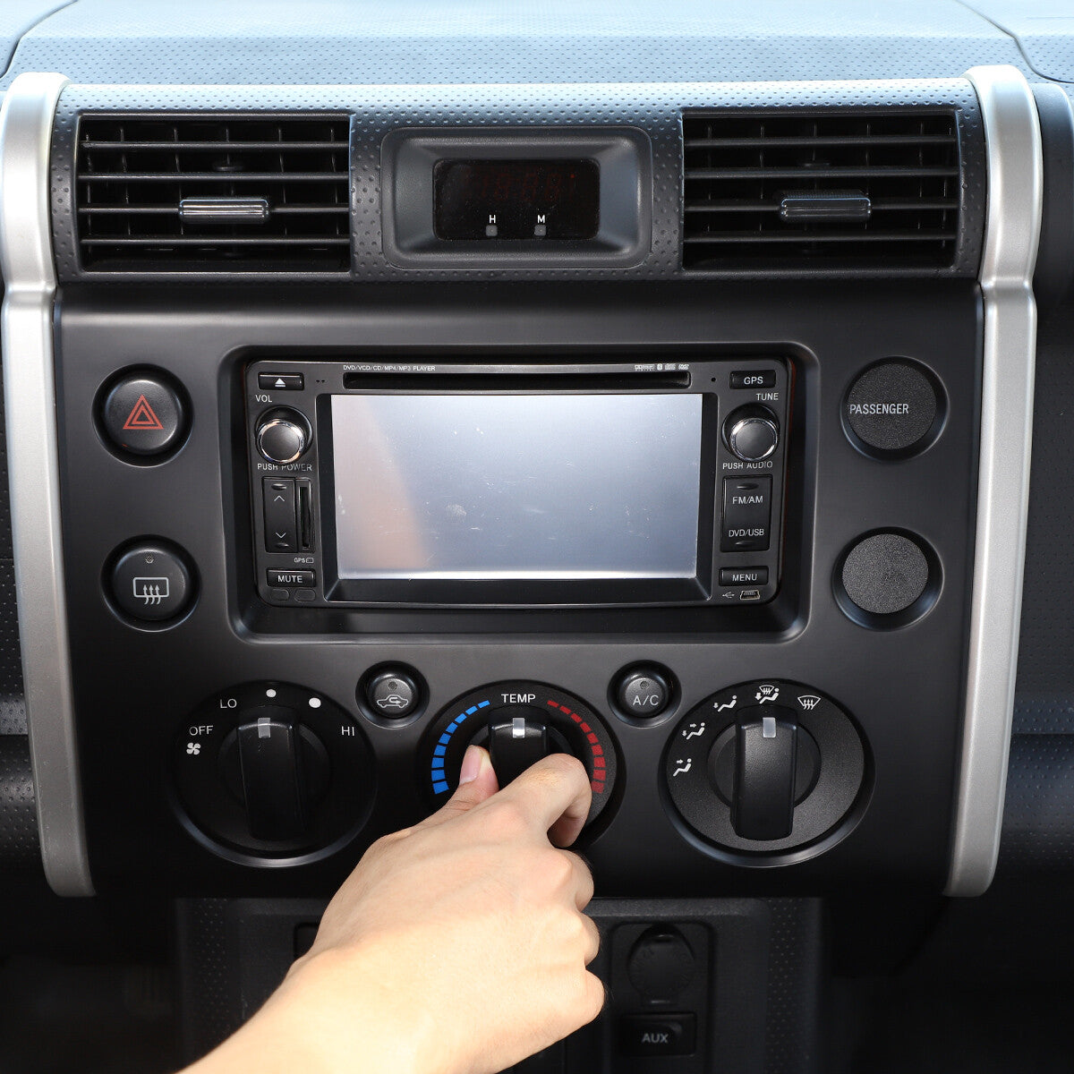 ABS Central Network Dual Flash Switch Lower Trim Strip For Tacoma- v