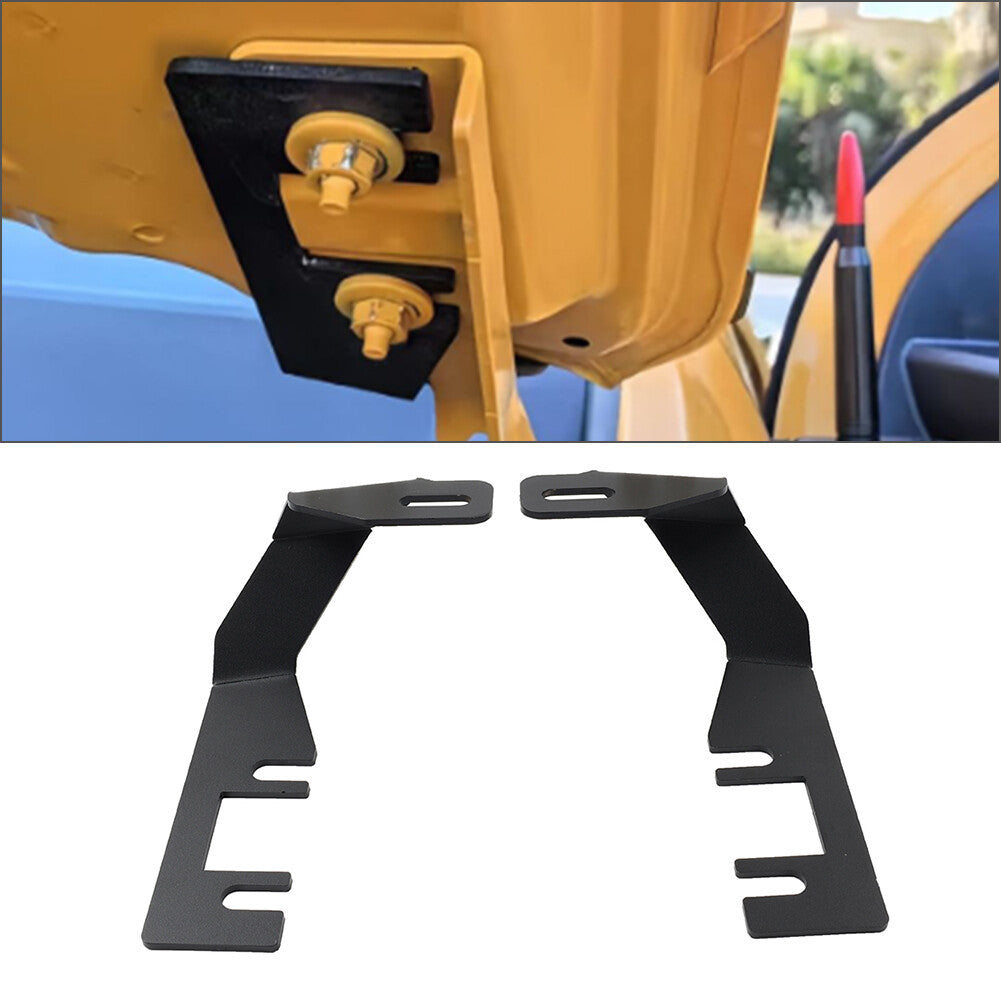 Side Hood Ditch A-Pillar Light Pod Mount Bracket Holder for Ford Ranger 23-24