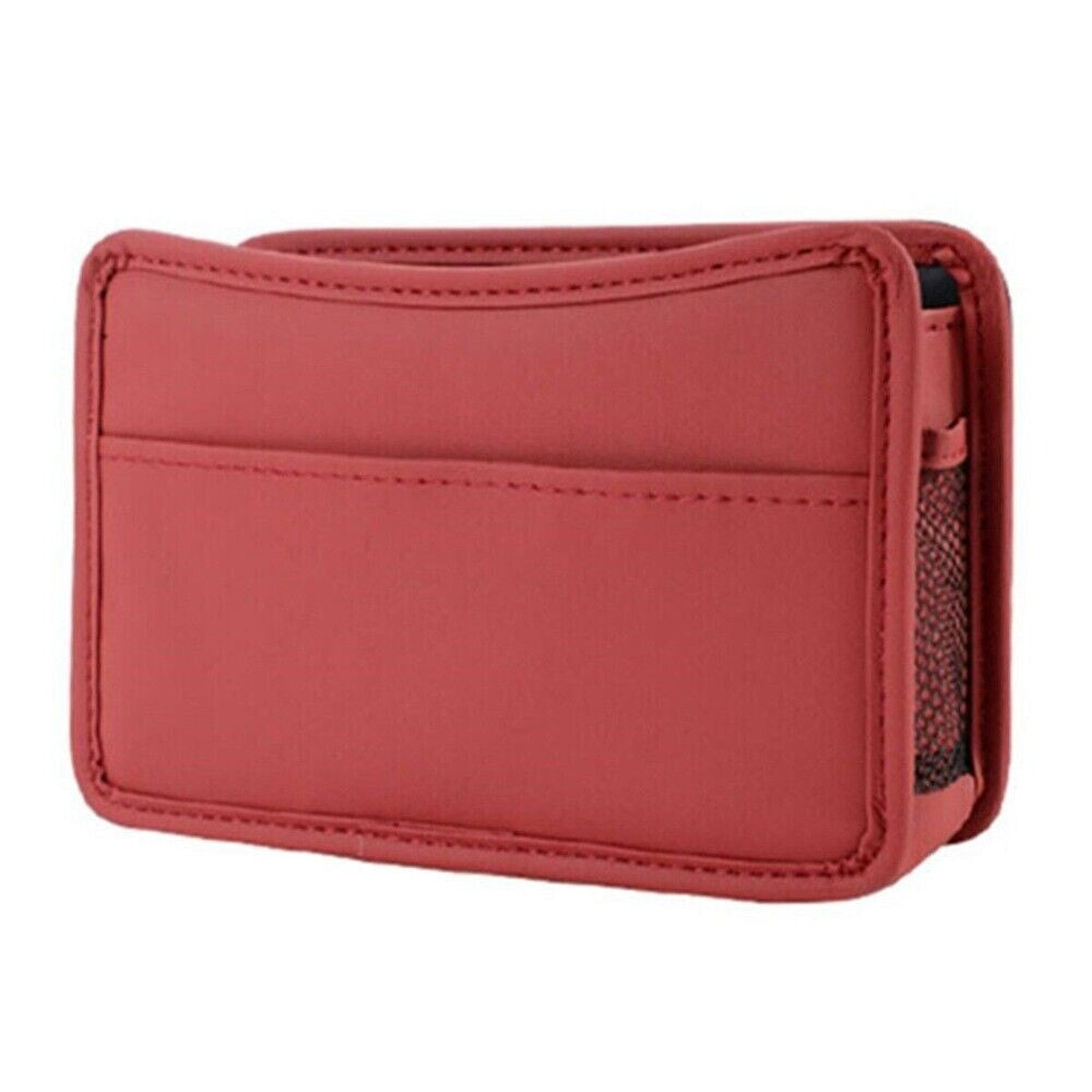 1x Storage Box Organizer Pocket Car Side Door Hanging Bag PU Leather Waterproof n
